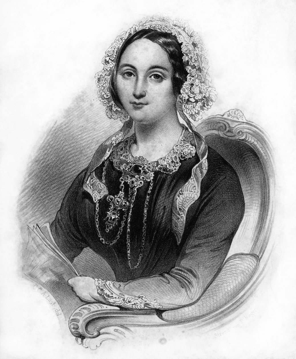 Retrato de Henriette Sontag (1806-1854), cantora alemã. de Unknown artist