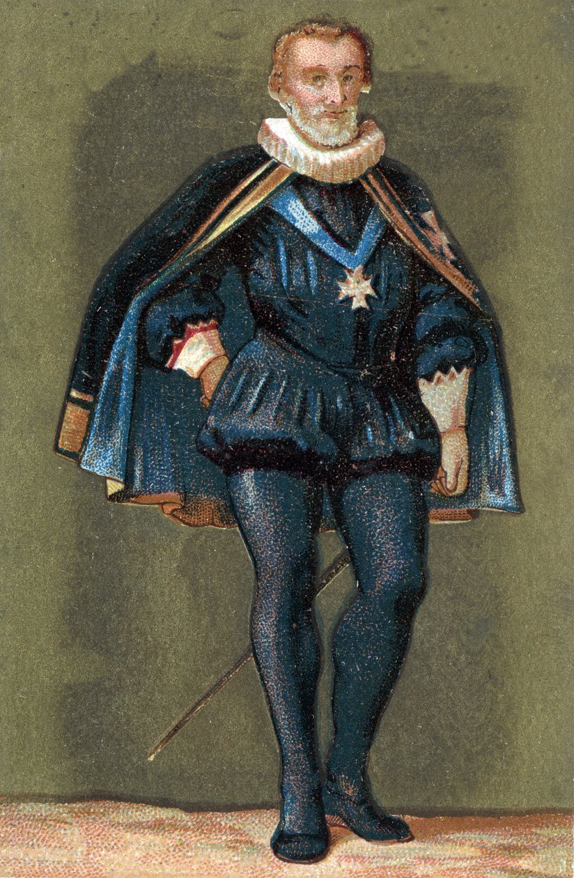 Retrato de Henrique IV Rei de França (1553-1610). de Unknown artist