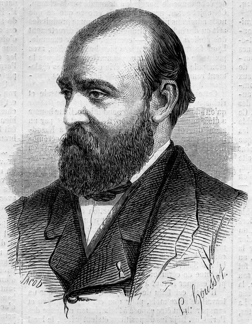 Retrato de Henry Murger (1822-1861), escritor francês. Gravura em "Le Monde Illustré" n¡199 de 2 de Fevereiro de 1861. de Unknown artist