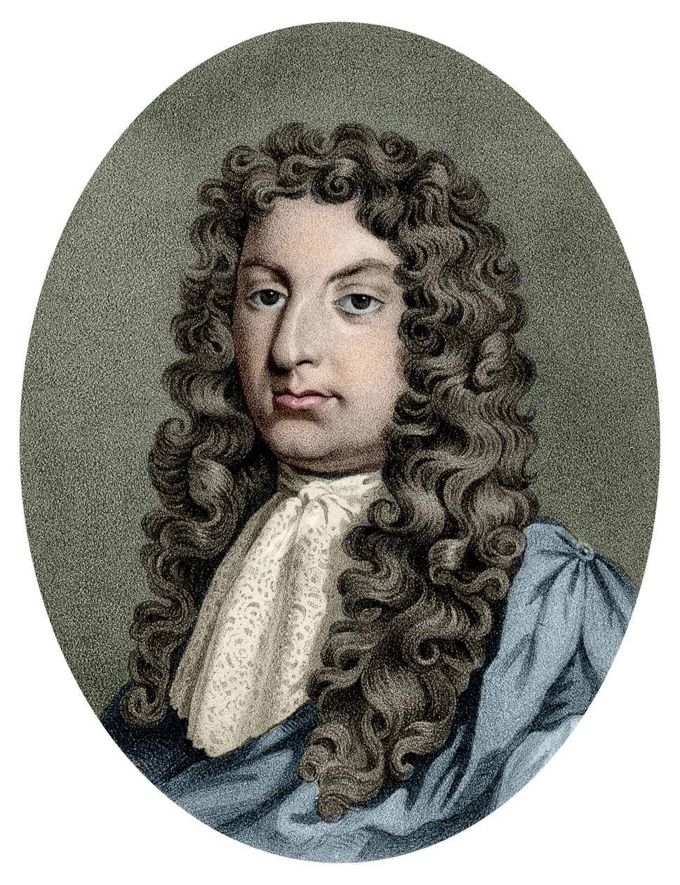 Retrato de Henry Purcell (1659 - 1695), compositor britânico. de Unknown artist