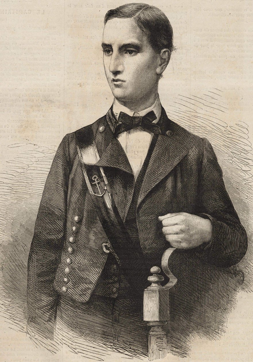 Retrato de Sua Majestade George I (1863-1913), Rei da Grécia. de Unknown artist