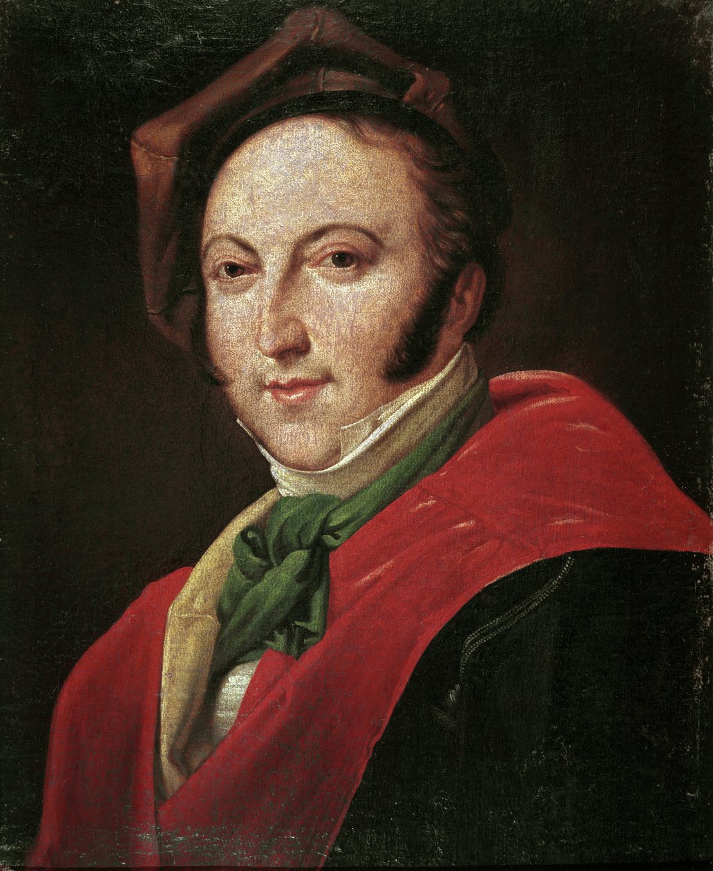 Retrato do compositor italiano Gioacchino Rossini (óleo sobre tela de Unknown artist