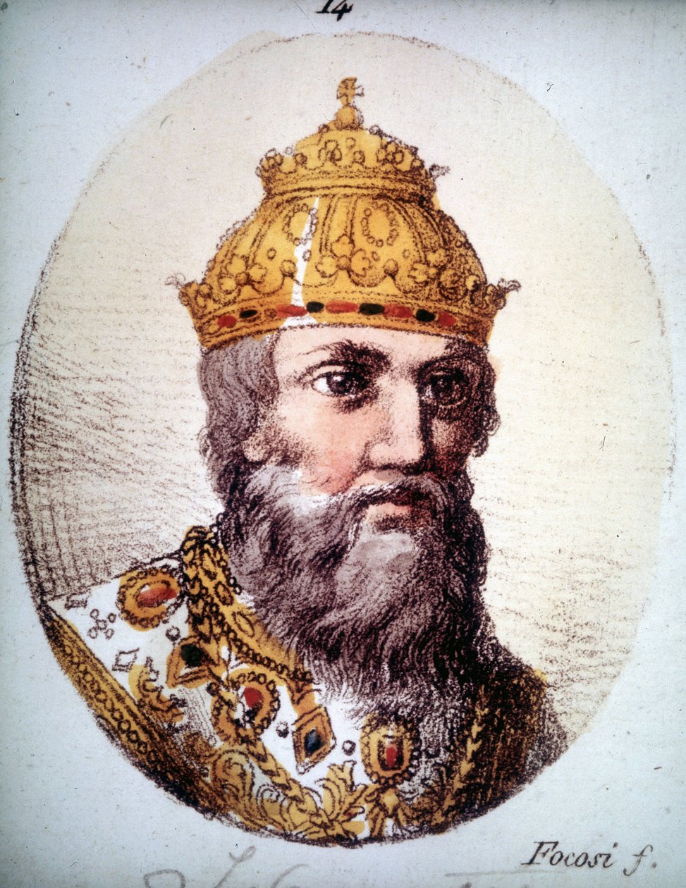 Retrato de Ivan IV, o Terrível (1530 - 1584), czar russo. de Unknown artist