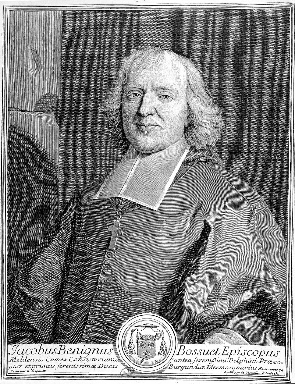 Retrato de Jacques-Benigne (Jacques Benigne) Bossuet (1627 - 1704). de Unknown artist