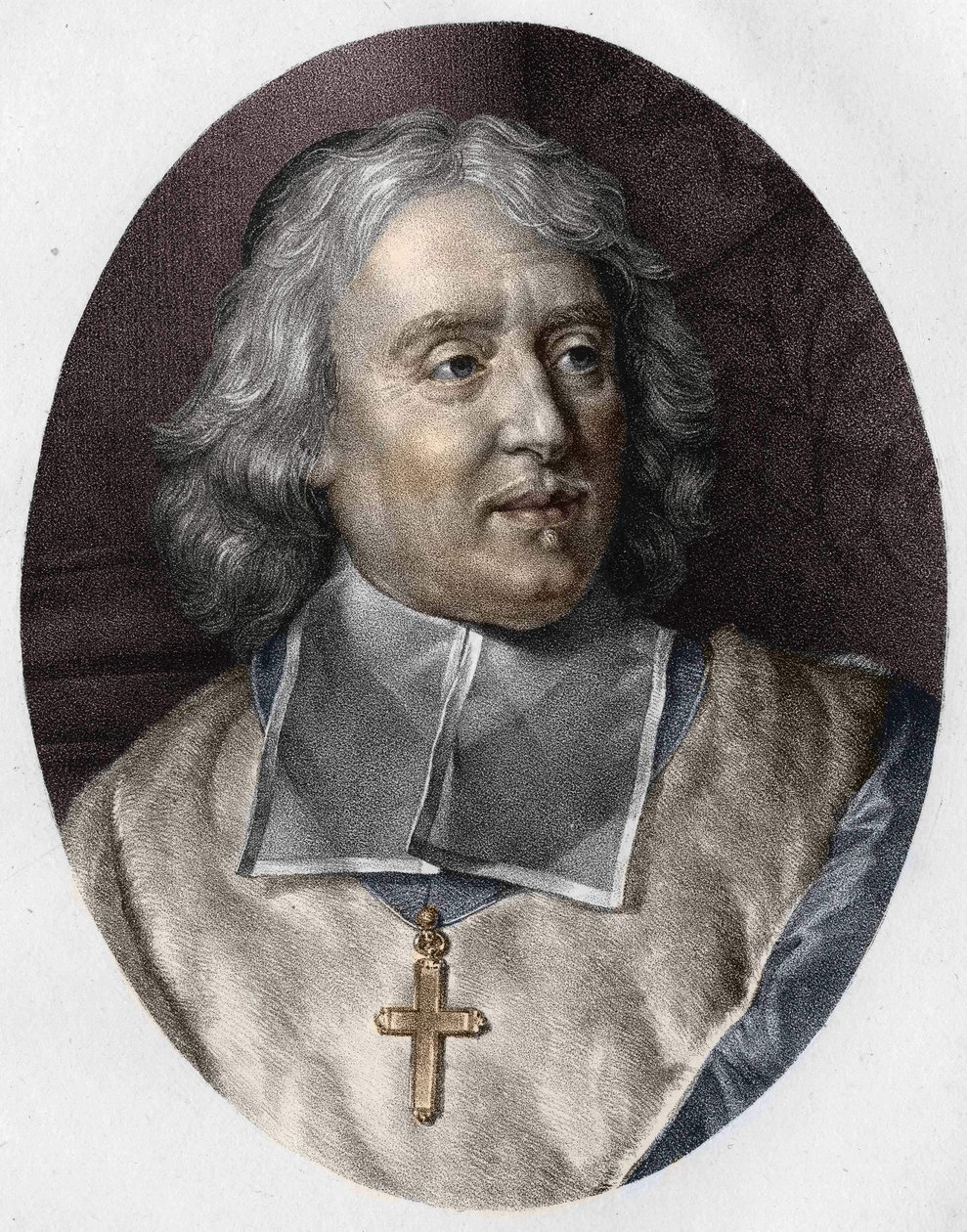 Retrato de Jacques-Benigne (Jacques Benigne) Bossuet (1627 - 1704). de Unknown artist