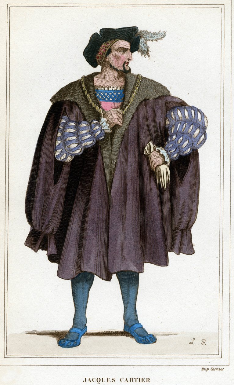 Retrato de Jacques Cartier (1491 - 1557). de Unknown artist
