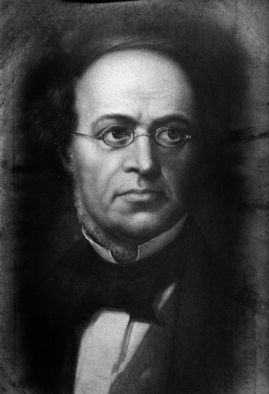 Retrato de Jacques Halevy (enggraving) de Unknown artist