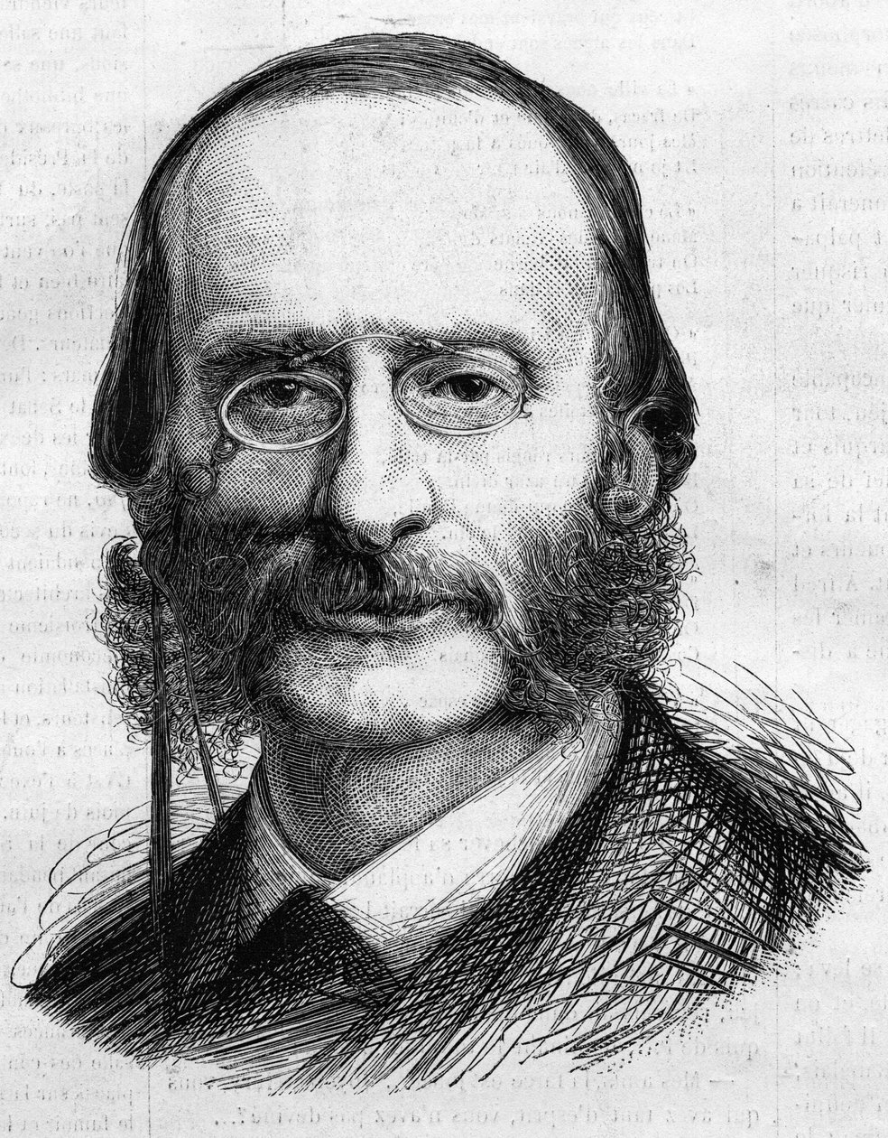 Retrato de Jacques Offenbach de Unknown artist