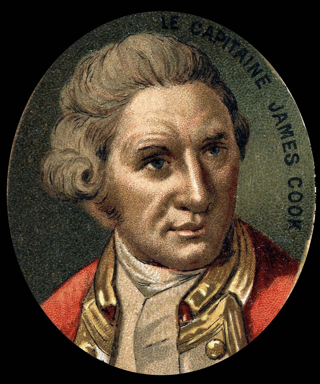 Retrato de James Cook (1728-1779), navegador britânico. de Unknown artist