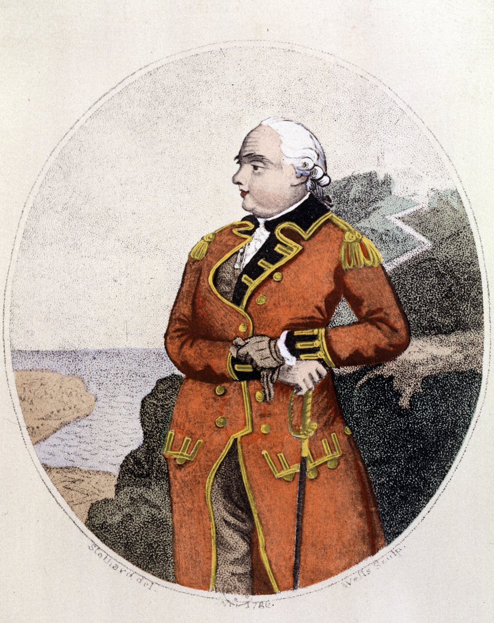Retrato de James Cook (1728 - 1779) de Unknown artist