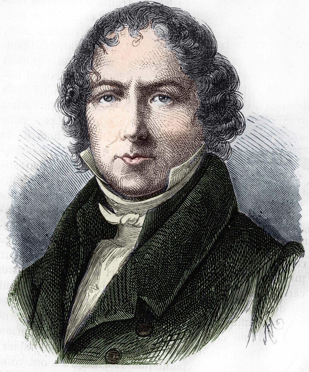 Retrato de Jean-Baptiste Biot (1744 - 1862), químico francês. de Unknown artist