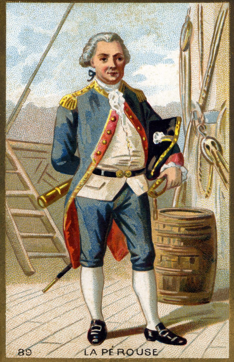 Retrato de Jean-Francois Galaup, Conde de La Perouse (Jean Francois Laperouse de Unknown artist