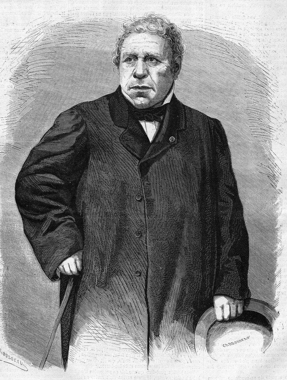 Retrato de Jean Auguste Dominique Ingres (1780-1867). Pintor francês. de Unknown artist