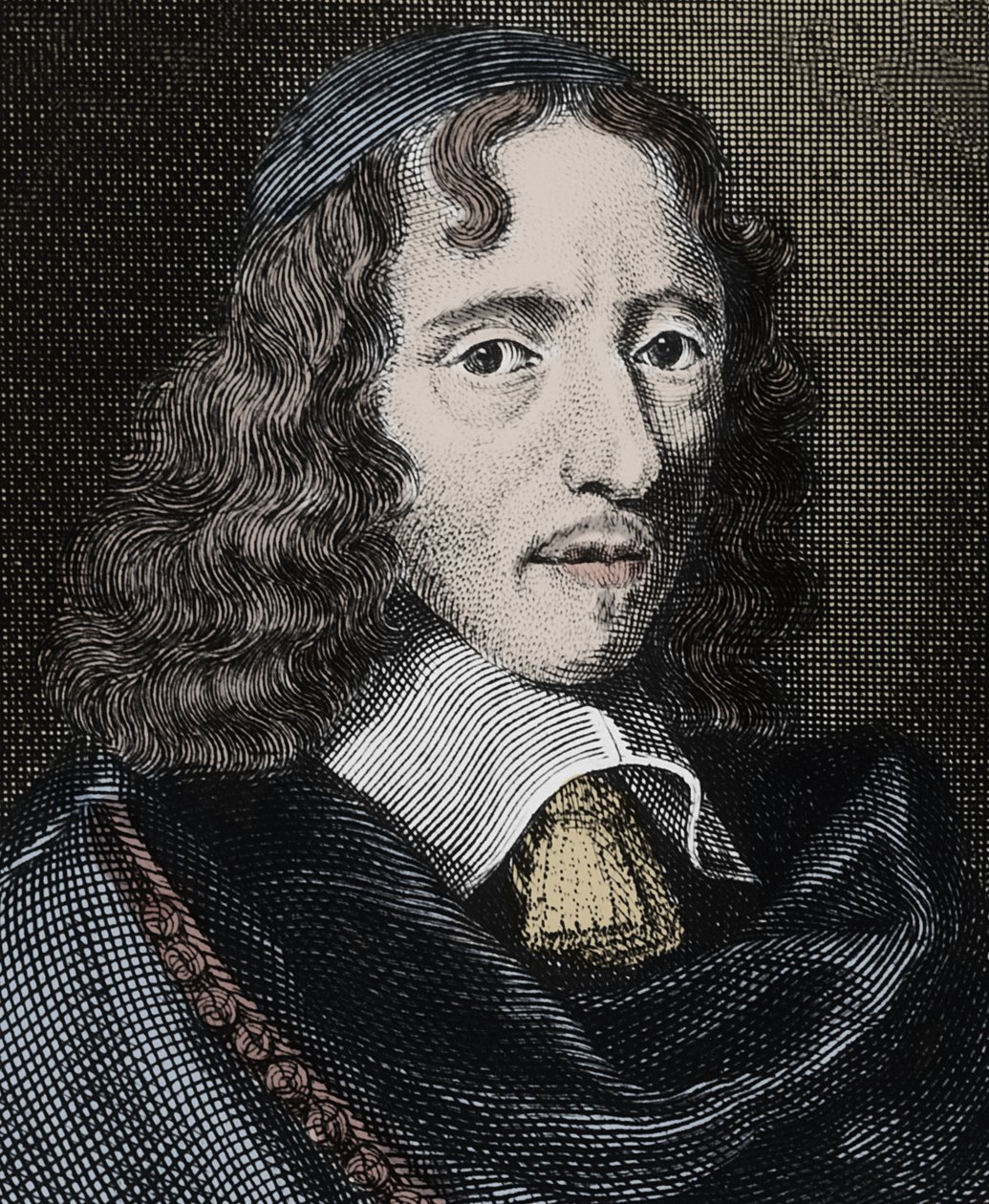 Retrato de Jean Chapelain (1595-1674), poeta francês - Gravura - Jean Chapelain (1595-1674) poeta e critico litteraire francais - Gravura de Unknown artist