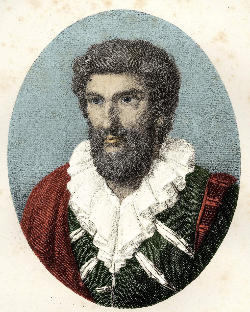 Retrato de Jean Goujon (1510 - v. 1566) Escultor, designer e arquitecto francês. de Unknown artist