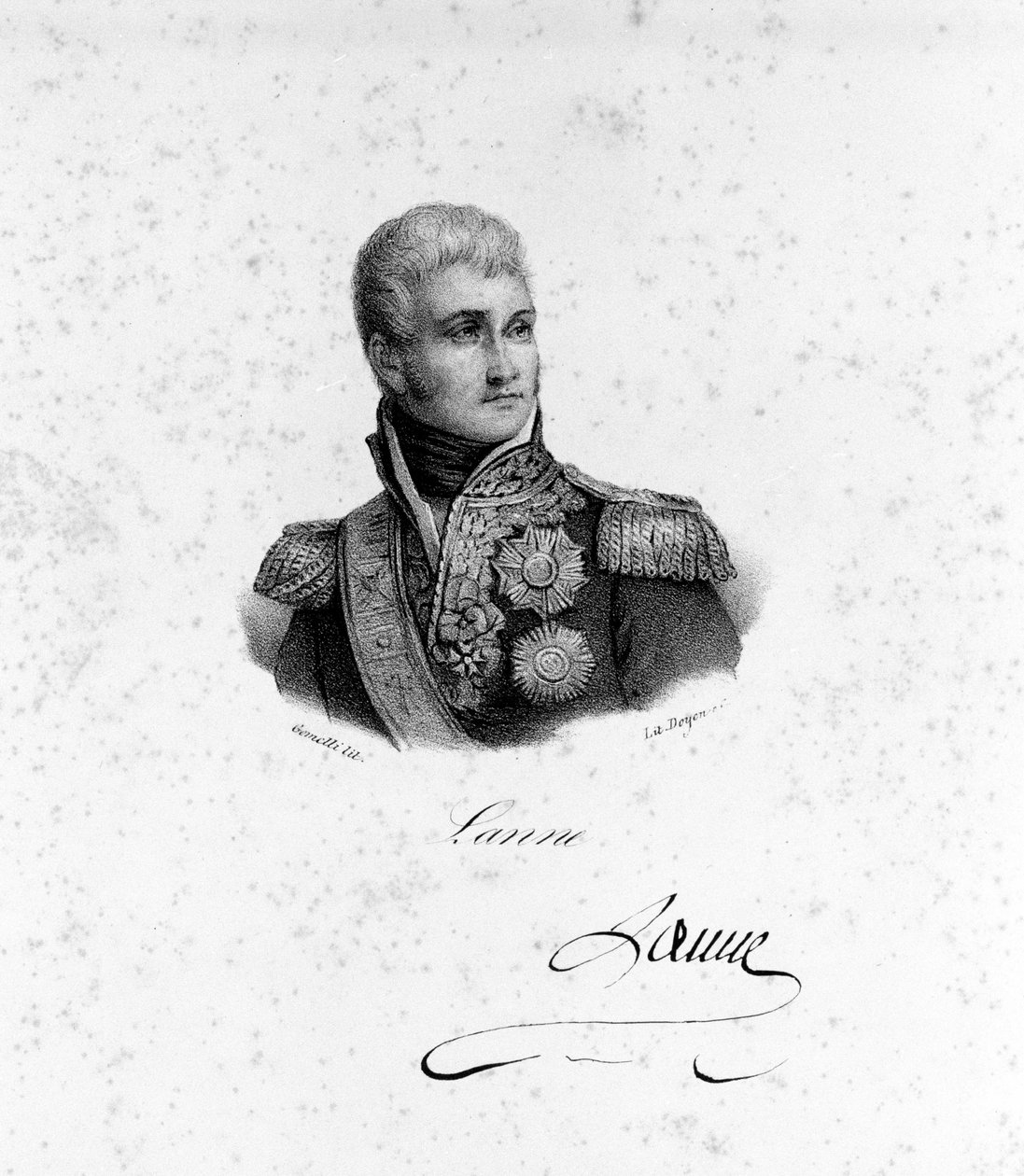 Retrato de Jean Lannes (1769 - 1809), Duque de Montebello, Marechal francês de Unknown artist