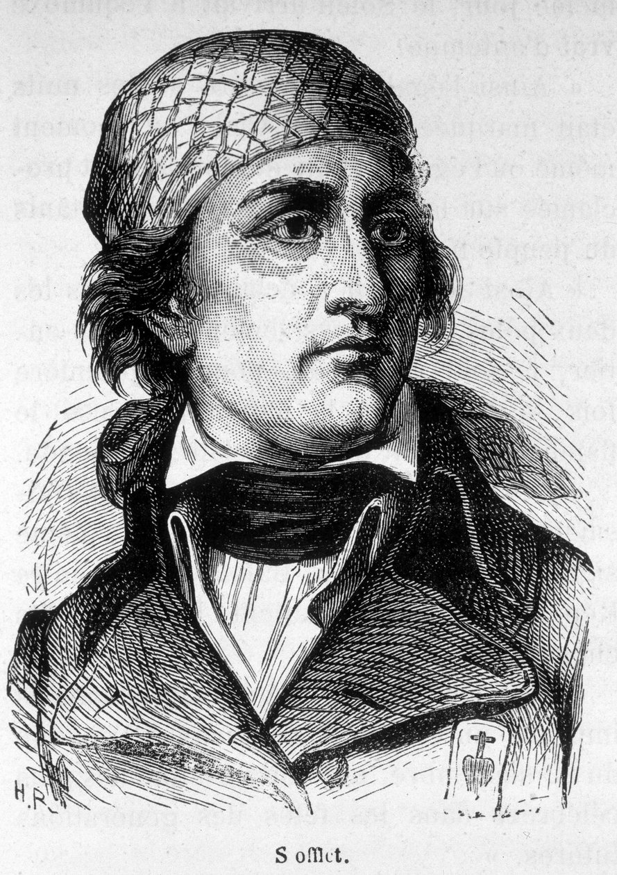 Retrato de Jean Nicolas Stofflet (1753-1796), actor da revolta dos vendeus. de Unknown artist