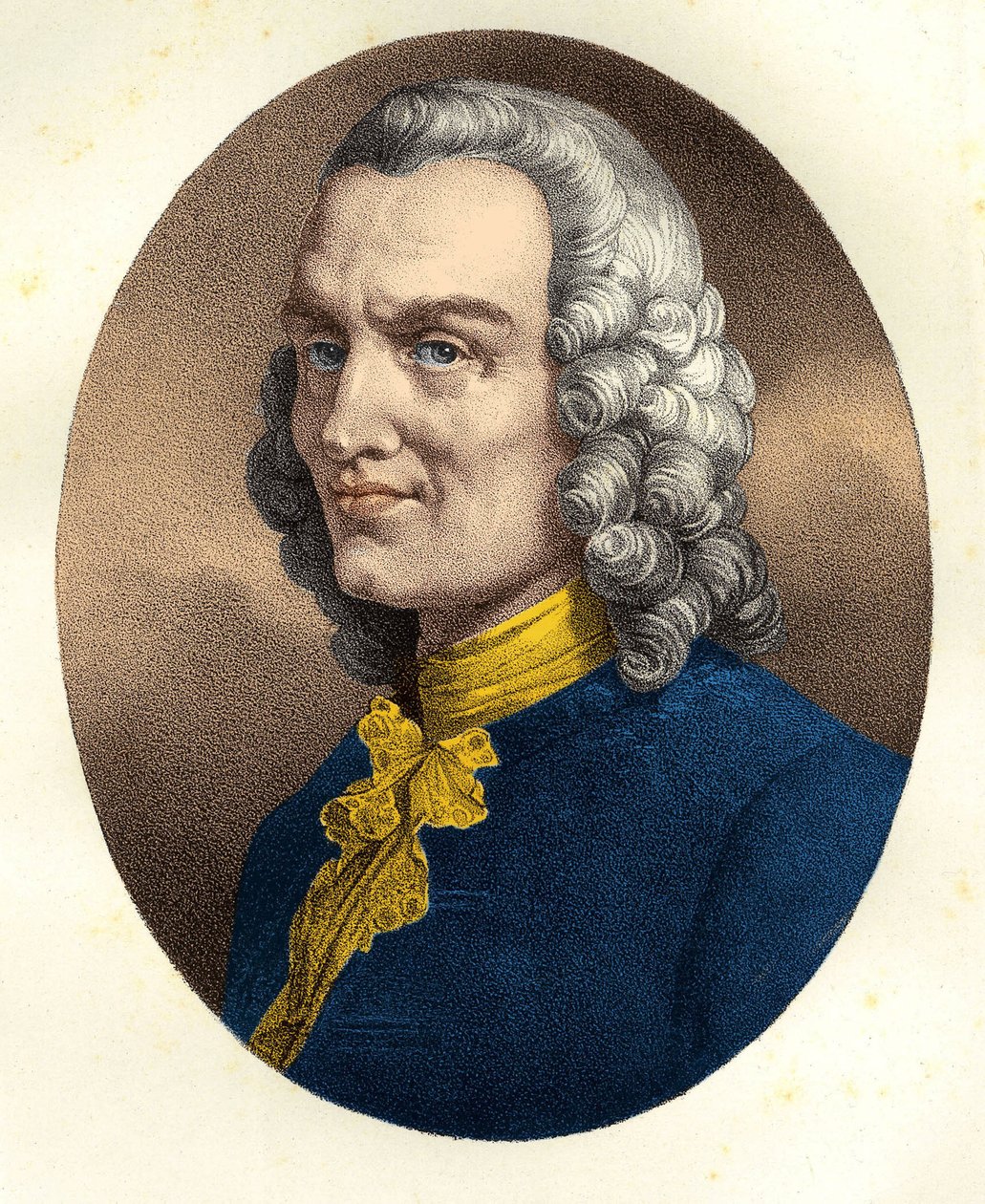 Retrato de Jean Philippe (Jean-Philippe) Rameau (1683 - 1764) de Unknown artist