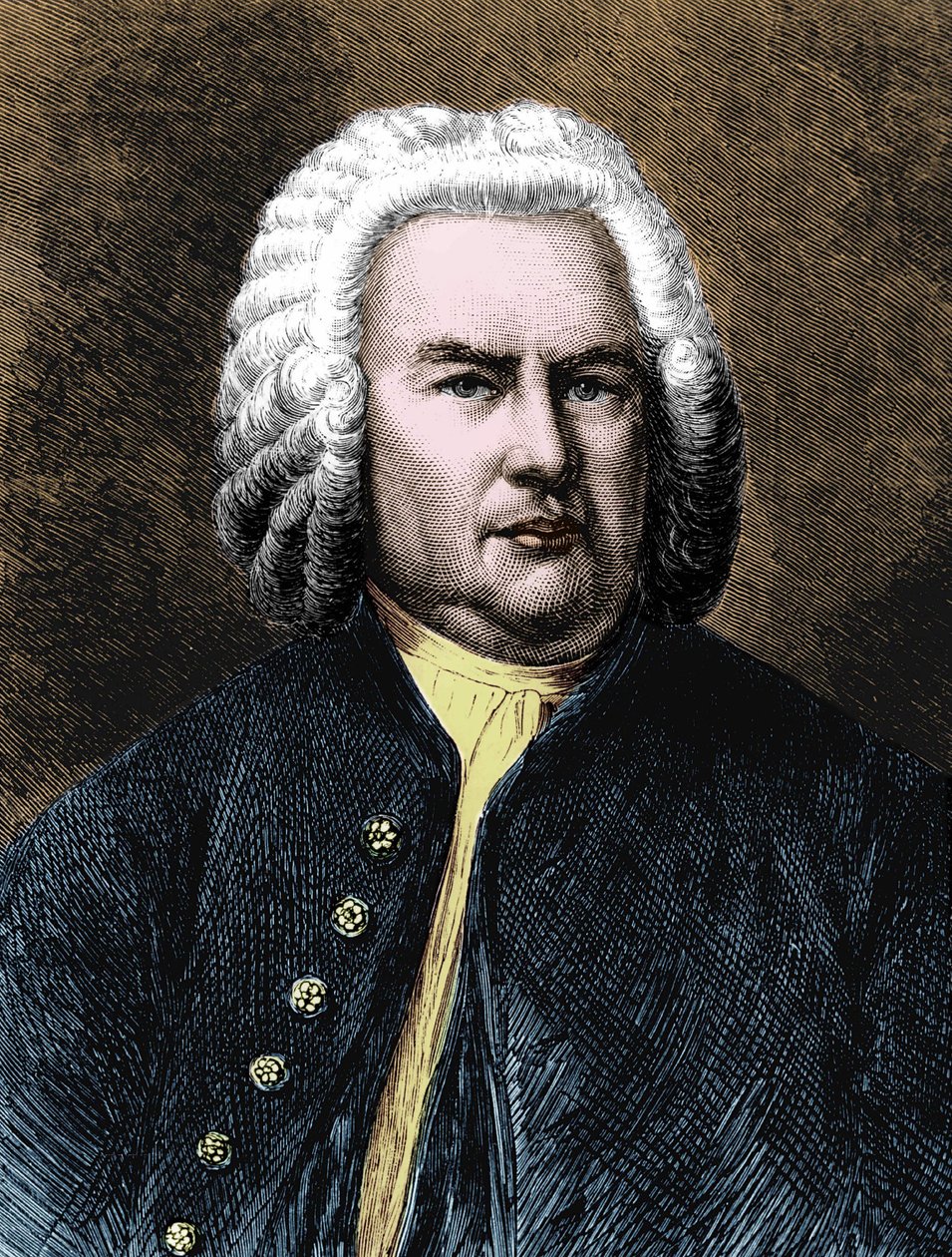 Retrato de Jean Sebastien Bach (Johann Sebastian Bach) de Unknown artist
