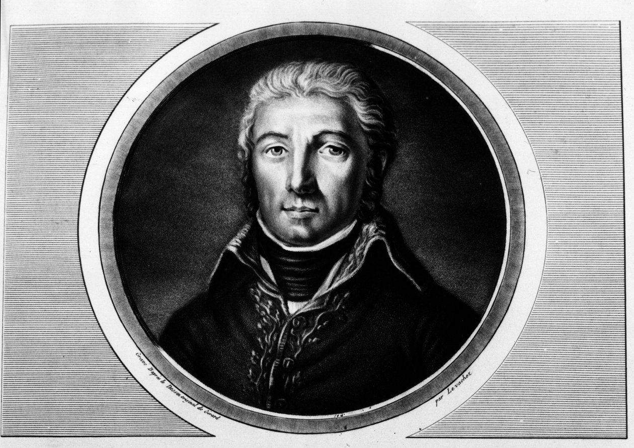 Retrato de Jean Victor (Jean-Victor) Moreau (1763-1813) general da Armee du Rhine. Gravura em "Colecção completa de pinturas históricas da revolução francesa, em três volumes". 1804. de Unknown artist