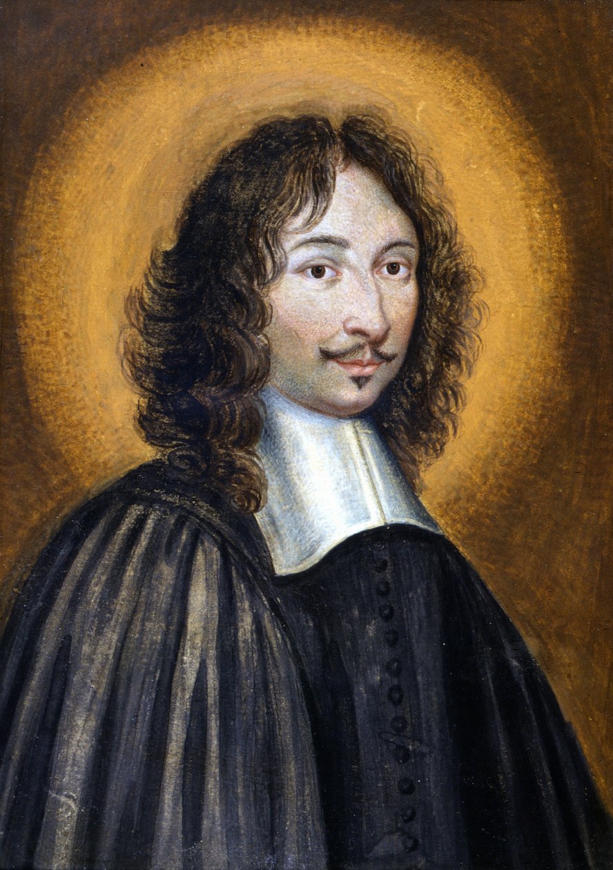 Retrato de Jean de Rotrou (1609 - 1650). Pastel anônimo do século XVII. Colecção privada. de Unknown artist