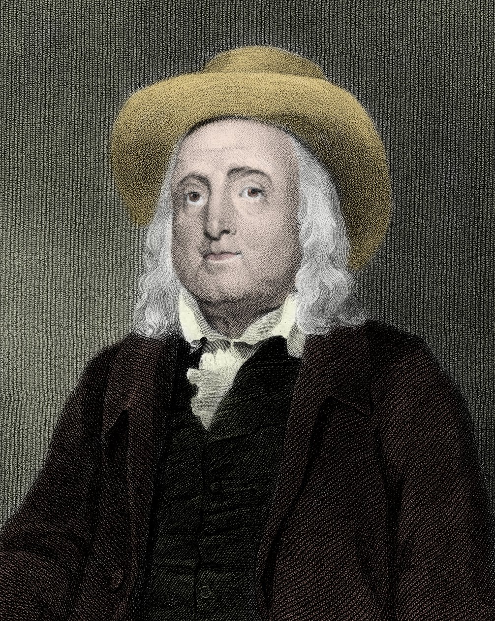 Retrato de Jeremy Bentham (1748-1832), filósofo moralista e legislador britânico. de Unknown artist