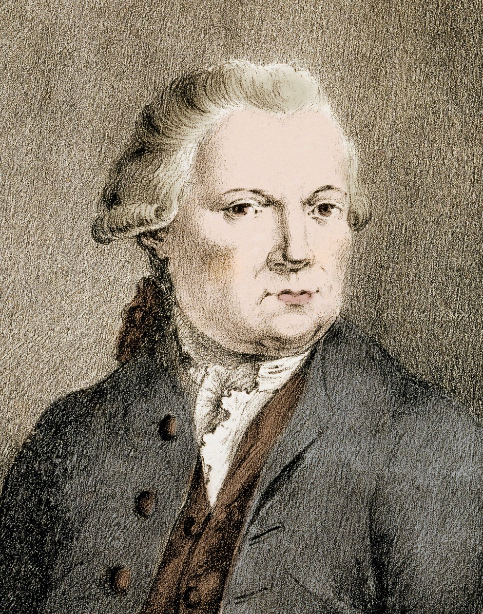Retrato de Jiri Antonin Benda (Georg Anton Benda) (1722 - 1795) - Retrato de Jiri Antonin Benda (Georg Benda de Unknown artist