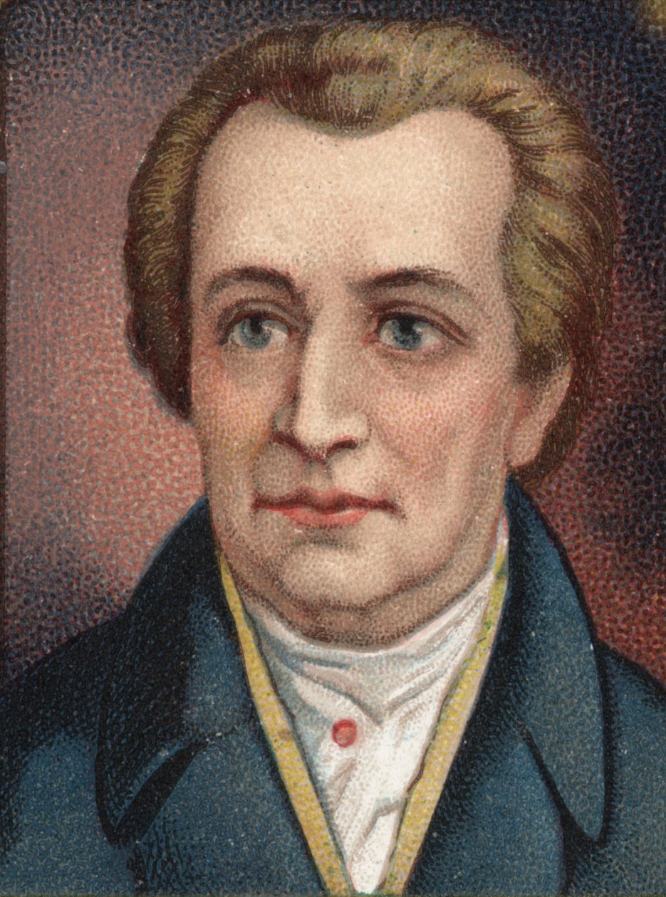 Retrato de Johan Wolfgang Goethe (1749 - 1832), escritor alemão. de Unknown artist