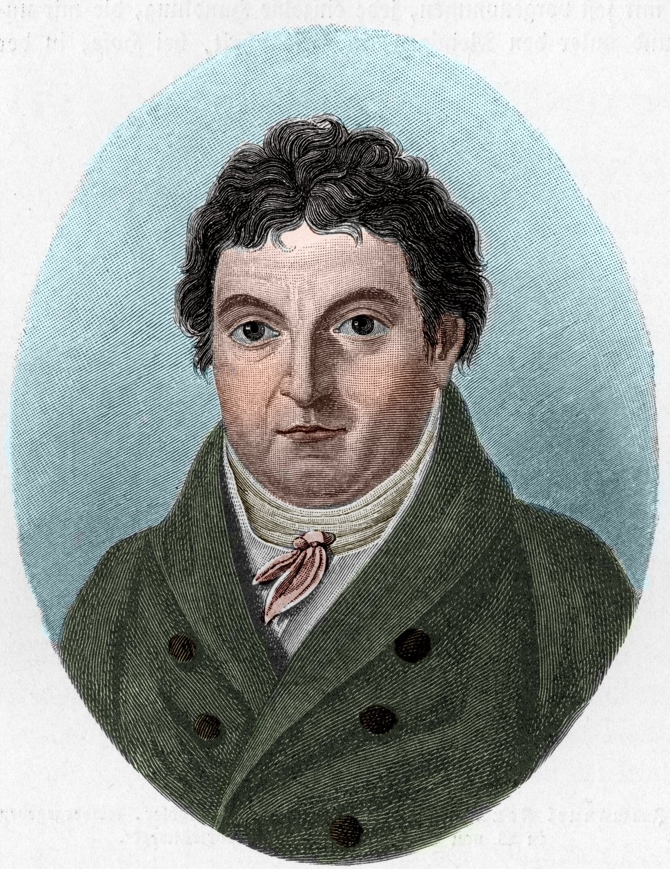 Retrato de Johann Gottlieb Fichte (1762-1814), filósofo alemão de Unknown artist