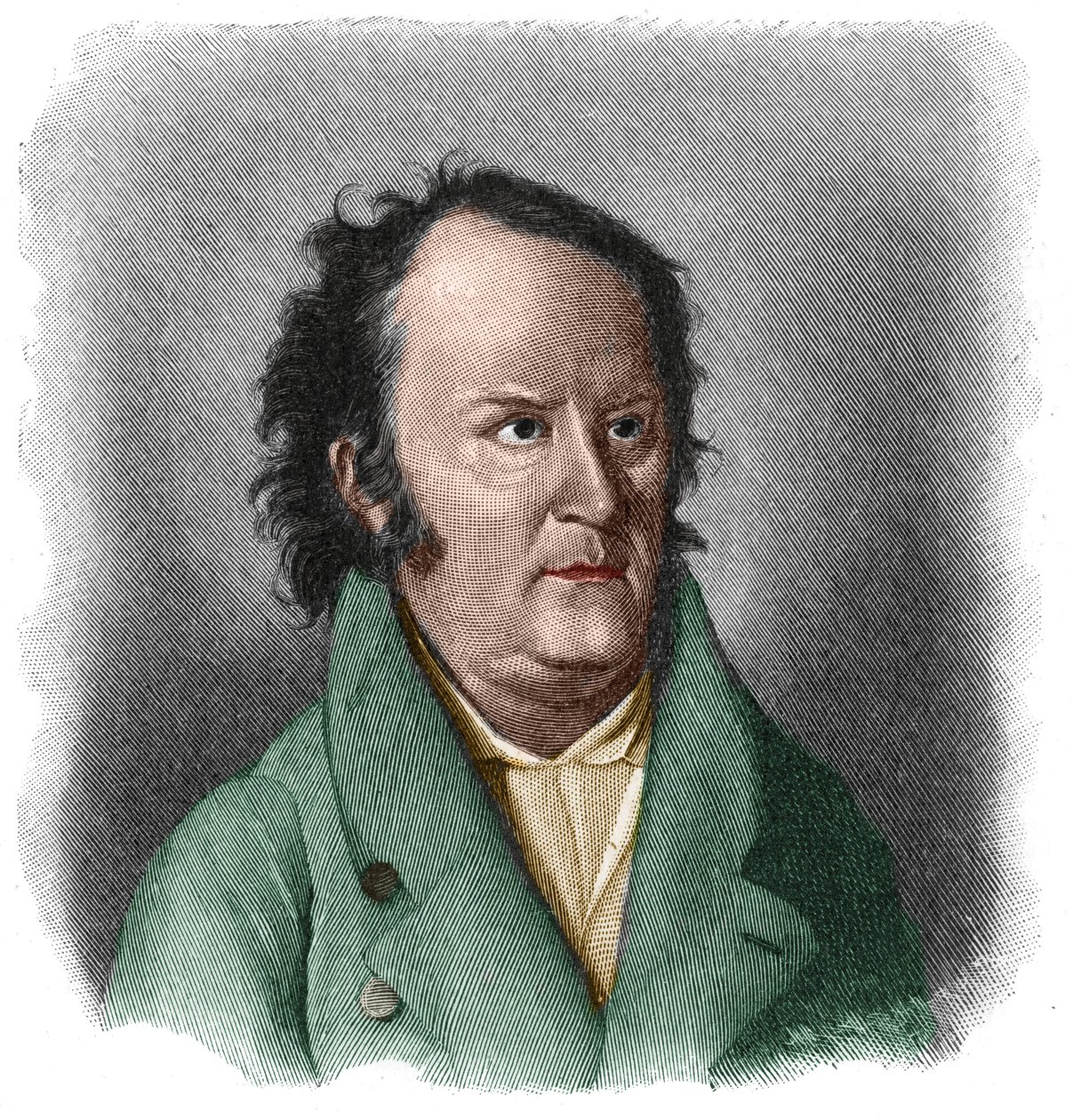 Retrato de Johann Ludwig Tieck (1773-1853) poeta e escritor alemão estilo romântico. de Unknown artist
