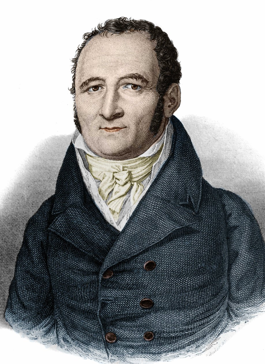 Retrato de Johann Peter Hebel (1760-1826) escritor alemão. de Unknown artist