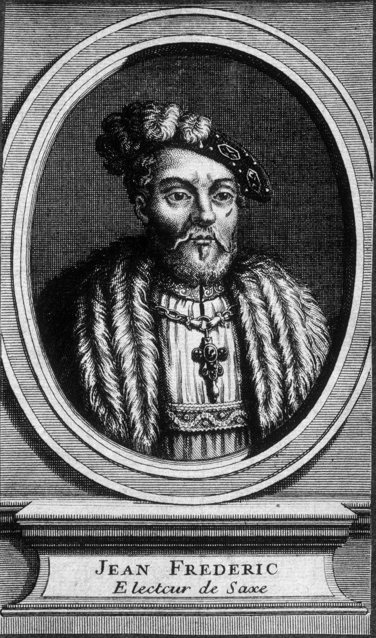 Retrato de João - Frederic, o Magnânimo, Eleitor da Saxônia (1503 - 1554) - n.d. de Unknown artist