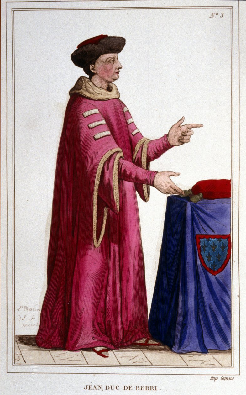 Retrato de João, Duque de Berri (1340 - 1416). de Unknown artist