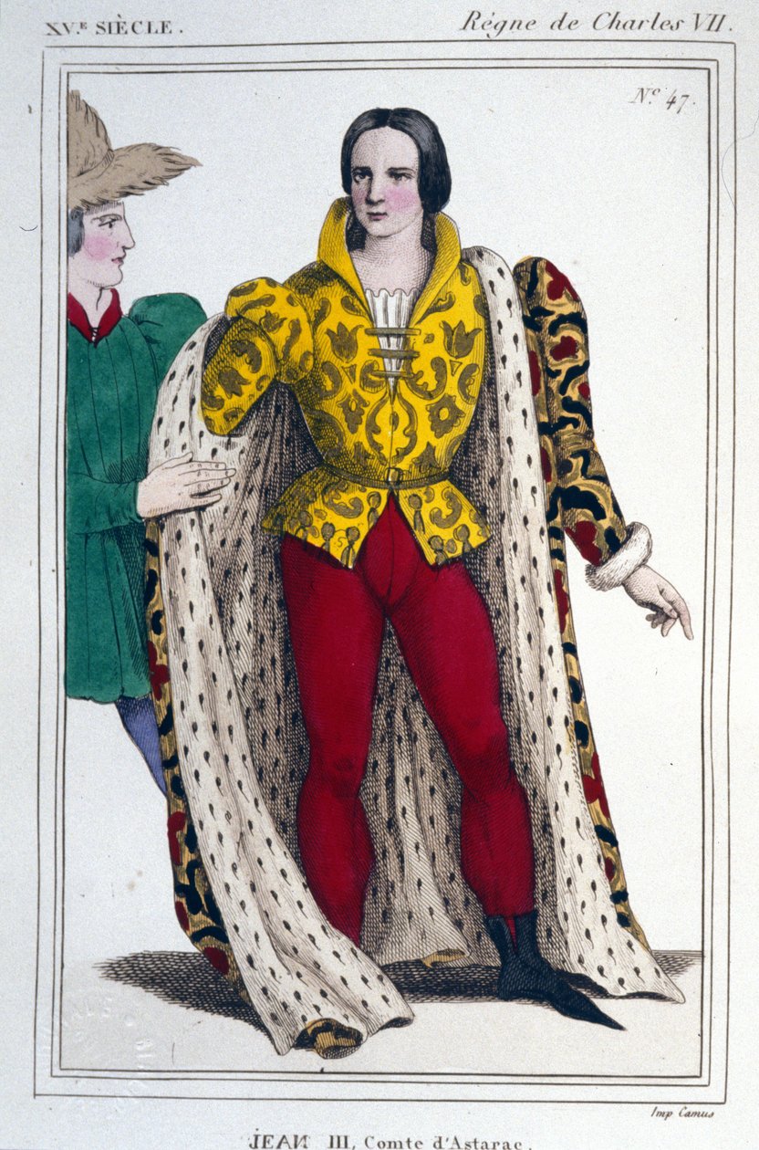 Retrato de João III de Astarac (falecido em 1503). de Unknown artist