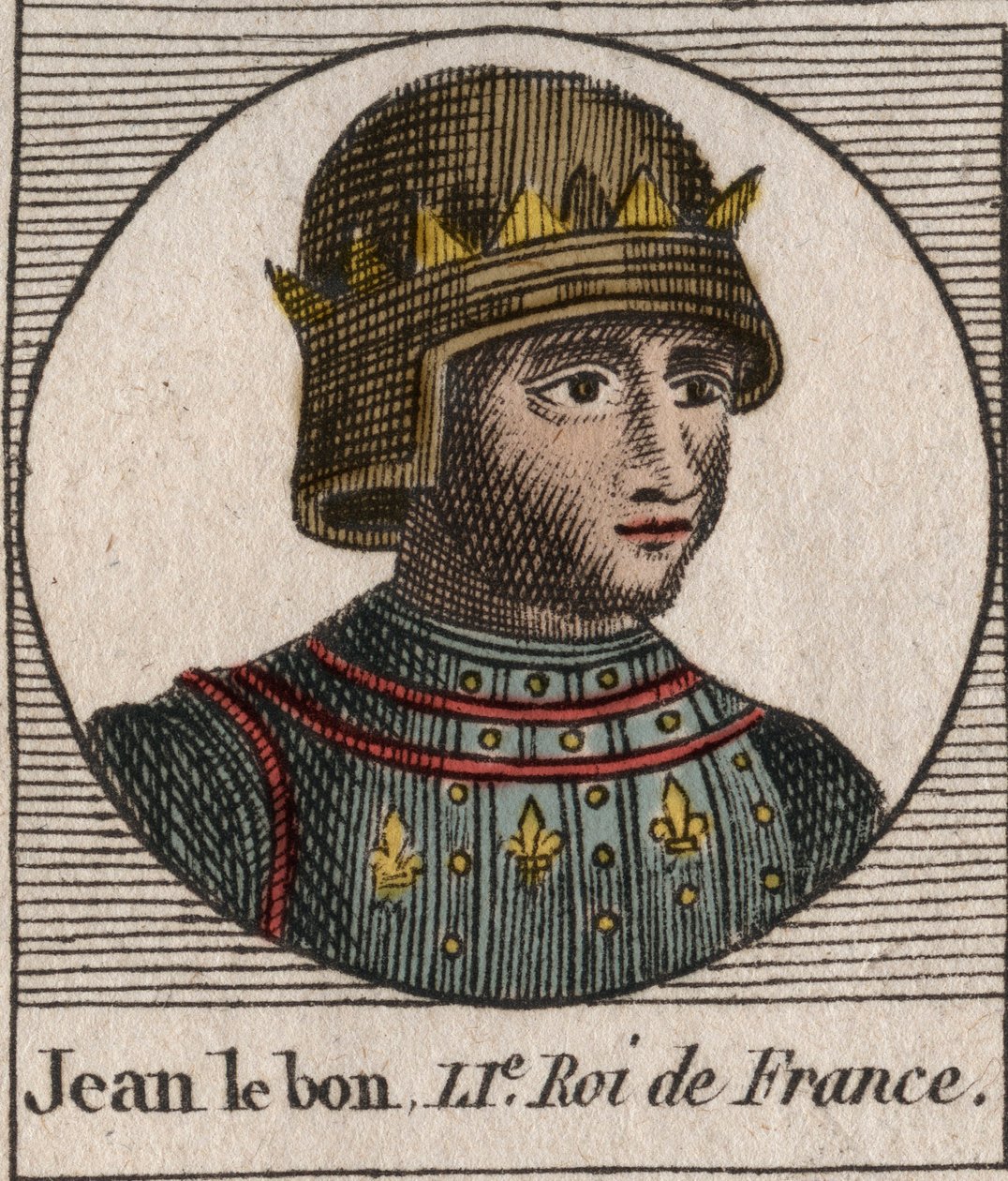 Retrato de João II, o Bom (1319-1364), Rei de França - Retrato de João II, 