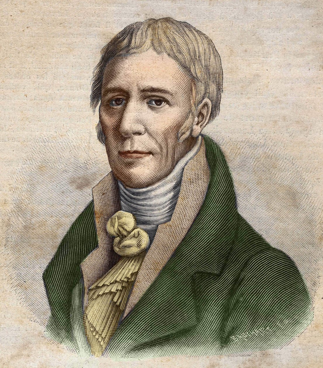 Retrato de João Batista (Jean-Baptiste) Lamarck (1744-1829). de Unknown artist