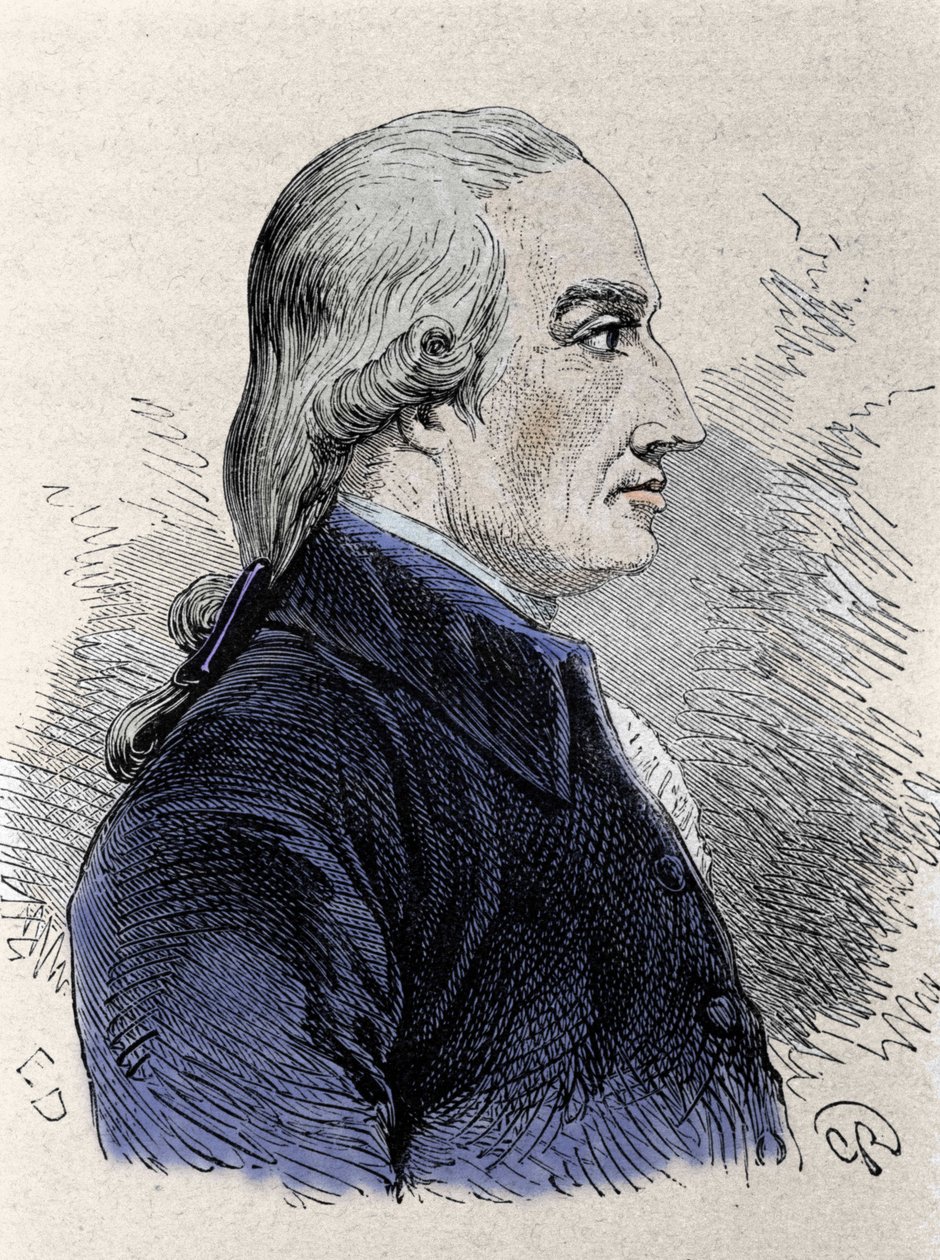 Retrato de Joseph Black (1728-1799), químico escocês. de Unknown artist