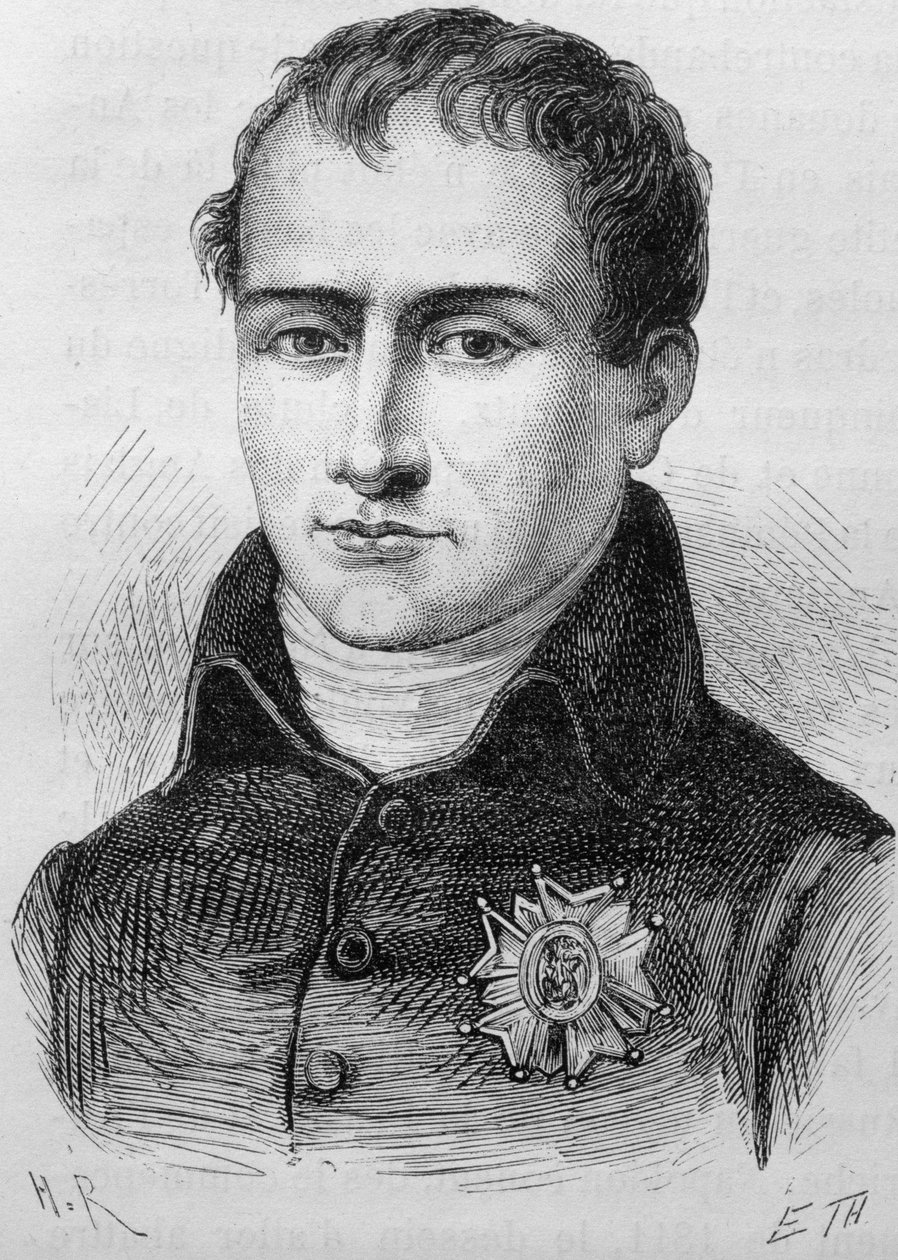 Retrato de Joseph Bonaparte (1768 - 1844). Gravura do final do século XIX em "Histoire de France" de H. Martin. de Unknown artist