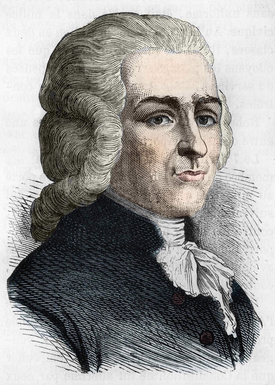 Retrato de Joseph Ignace Guillotin (1738-1814), médico e político francês de Unknown artist