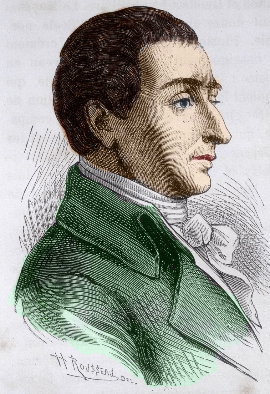 Retrato de Joseph Louis de Lagrange (1736-1813), matemático francês. de Unknown artist