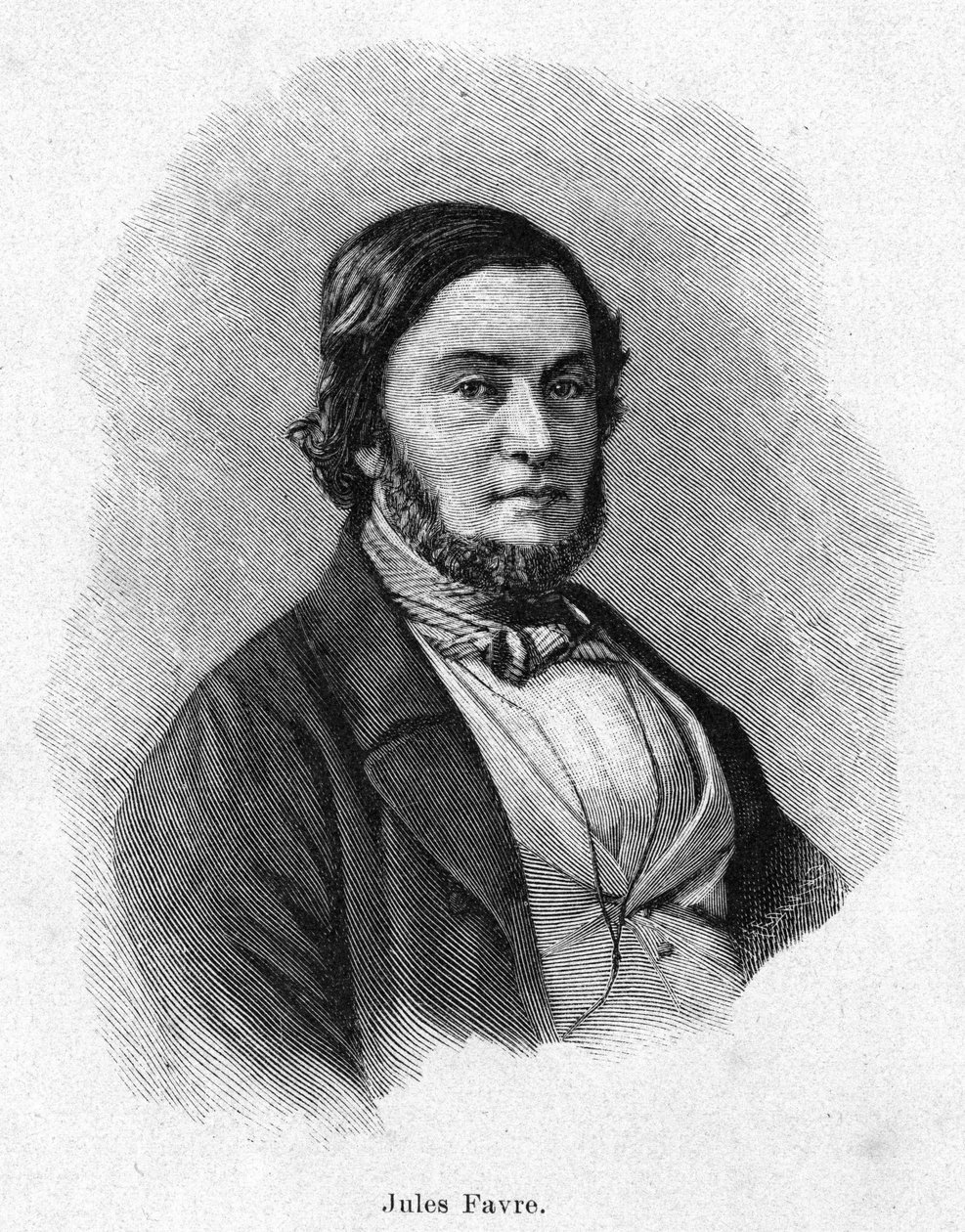 Retrato de Jules Favre (1809 -1880), político francês de Unknown artist