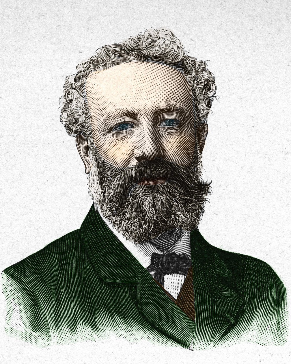 Retrato de Jules Verne, escritor francês (1828-1905) de Unknown artist