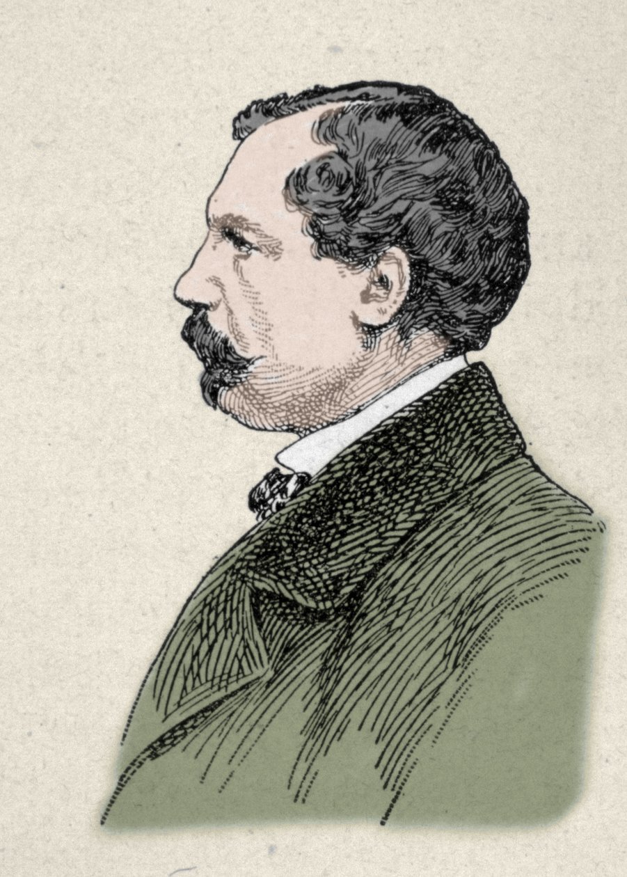 Retrato de Jules de Goncourt (1830-1870), escritor francês. de Unknown artist