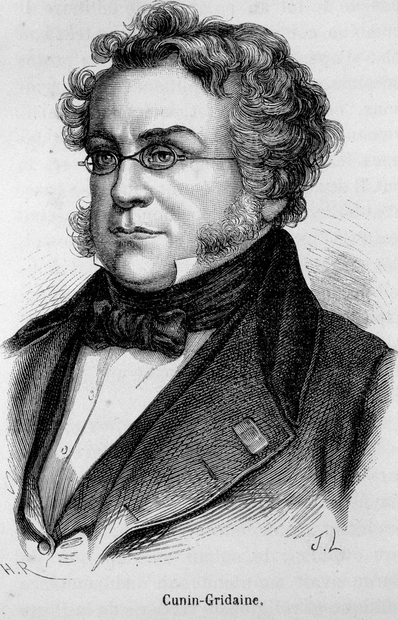 Retrato de Laurent Cunin-Gridaine (Cunin Gridaine de Unknown artist