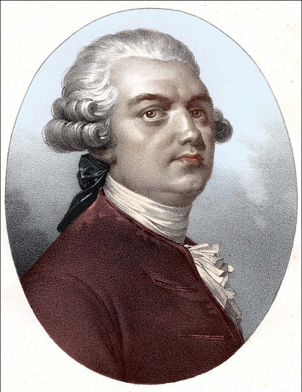 Retrato de Lekain (Henri Louis Cain (Henri-Louis Le Cain) (1729-1778)) de Unknown artist