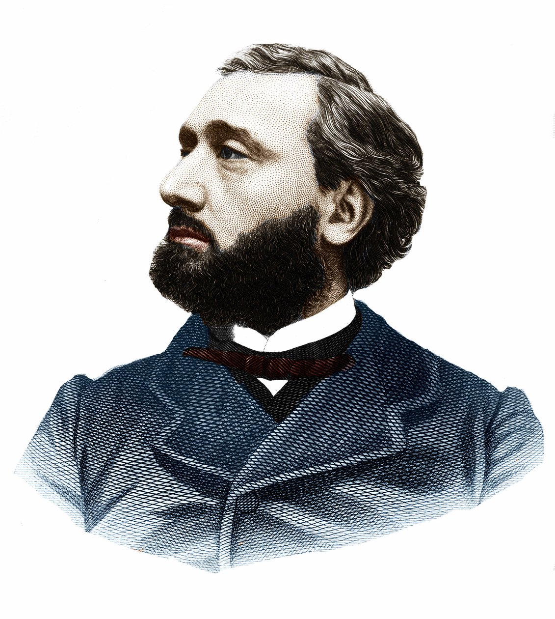 Retrato de Leon Gambetta (1838-1882), político francês. de Unknown artist