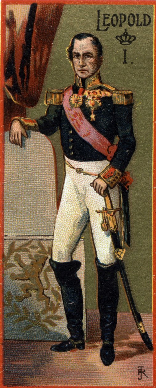 Retrato de Leopold I 1ª da Bélgica (1790-1865). de Unknown artist