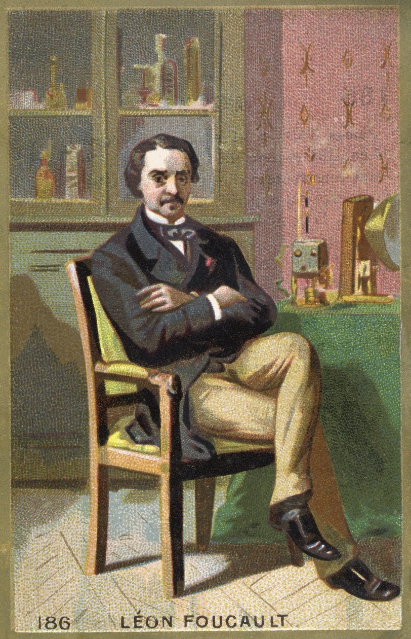 Retrato de Léon Foucault (1819-1868), físico francês. de Unknown artist