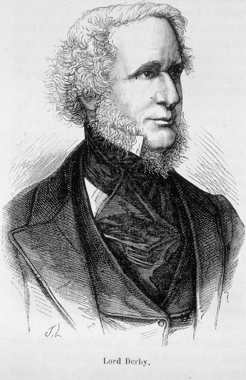 Retrato de Lord Derby de Unknown artist