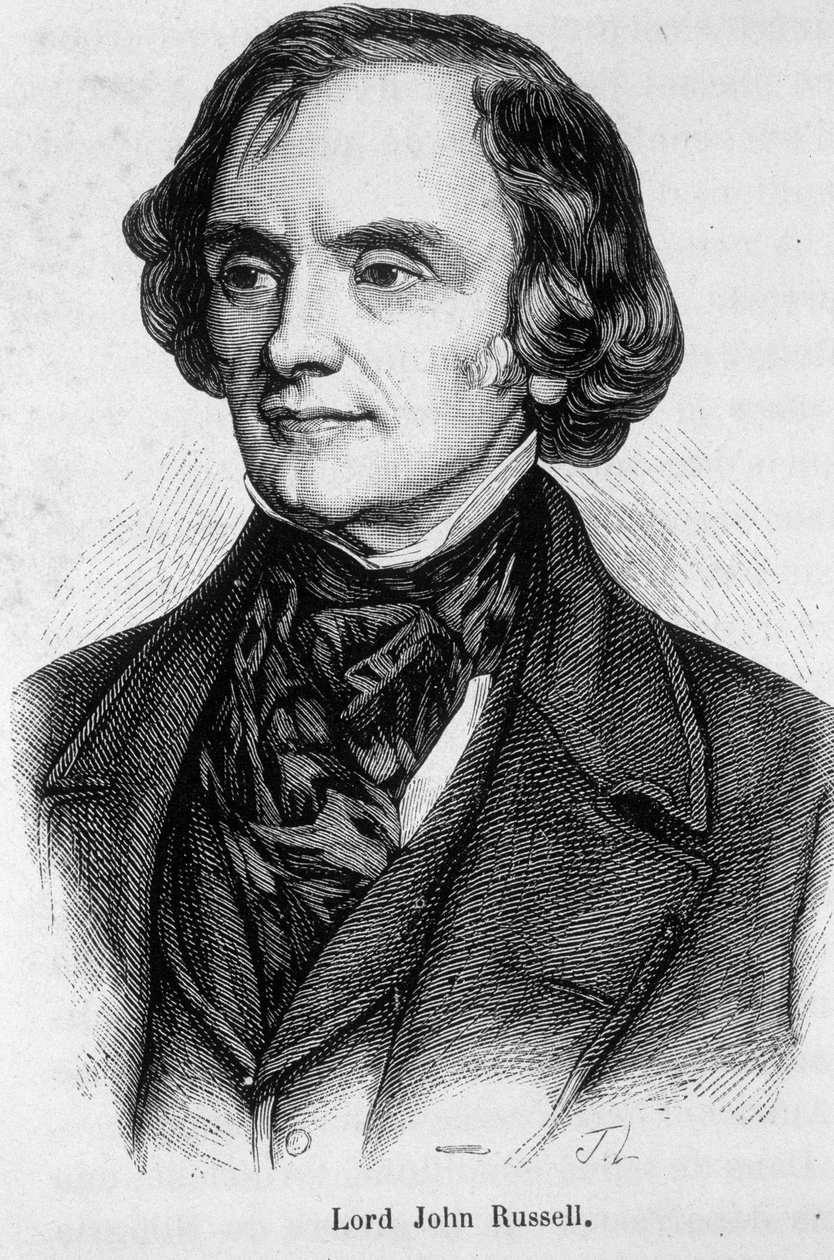 Retrato de Lord John Russel de Unknown artist
